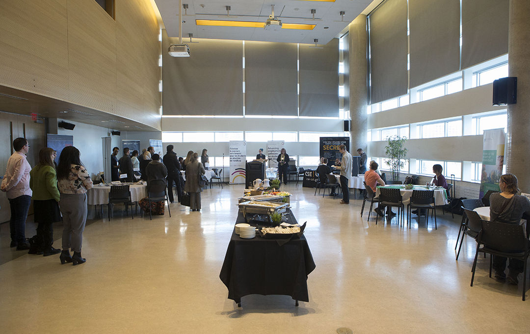 The large open-concept venue presented an ideal location for an accessible event.