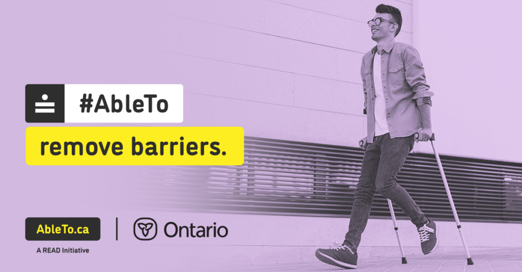 Businesses are #AbleTo remove barriers for students and graduates with disabilities.