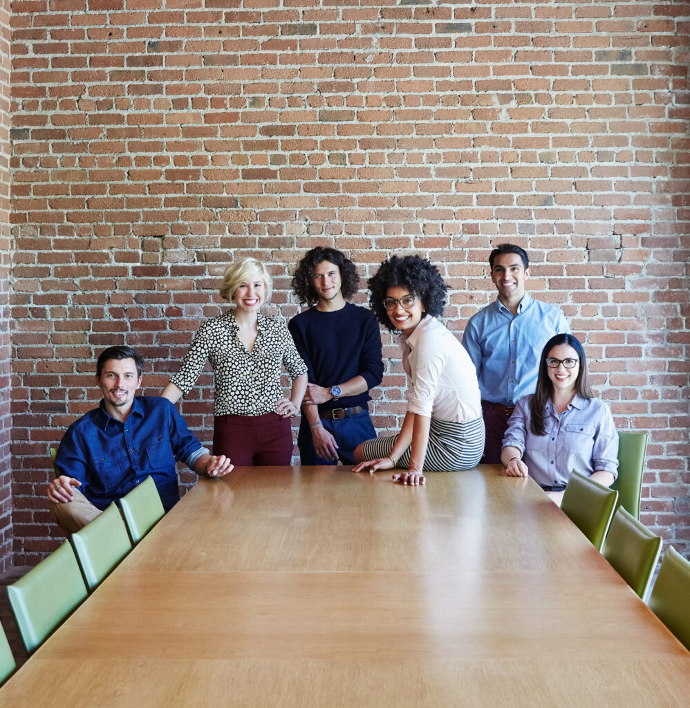 A group of professionals ready to work together.